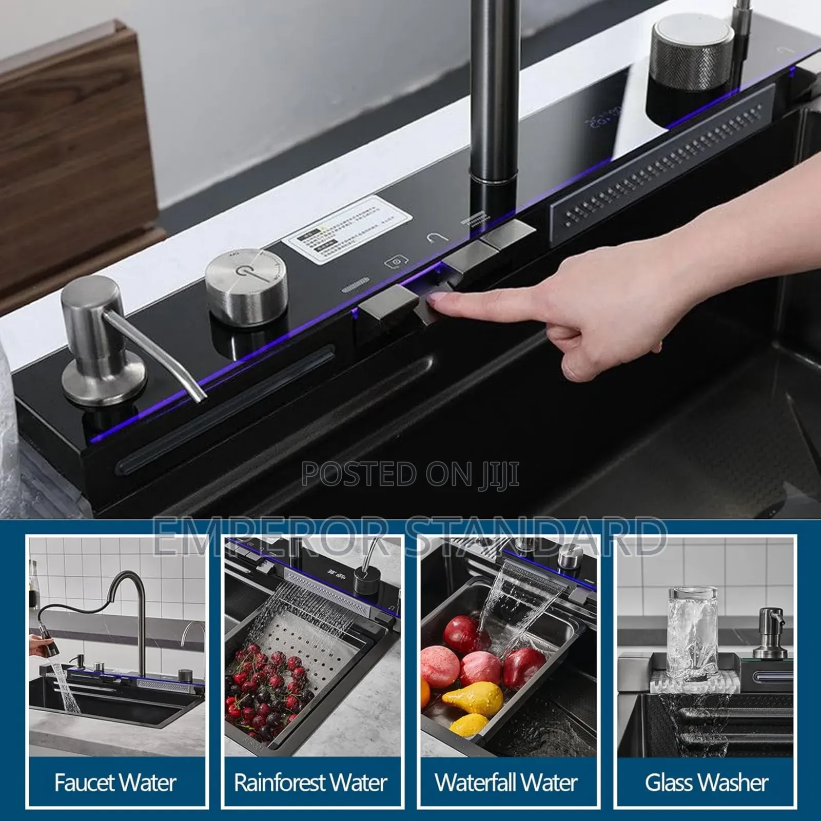 Smart Multifunctional Sink 304 Stainles Kitchen Sink Complete Set