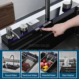 Smart Multifunctional Sink 304 Stainles Kitchen Sink Complete Set
