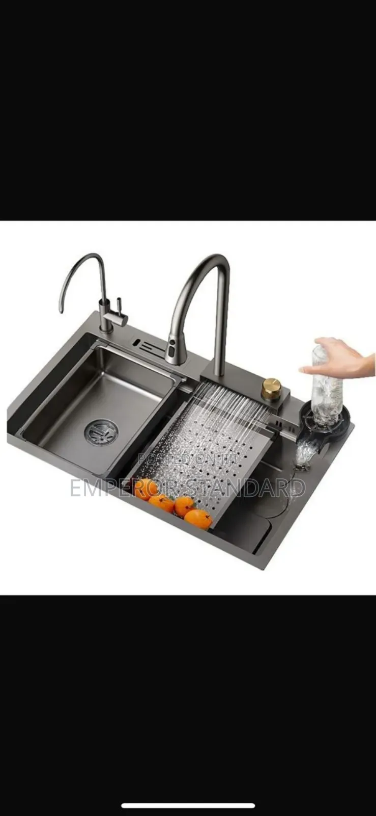 Full-option Nano Luxury Kitchen Smart Sink