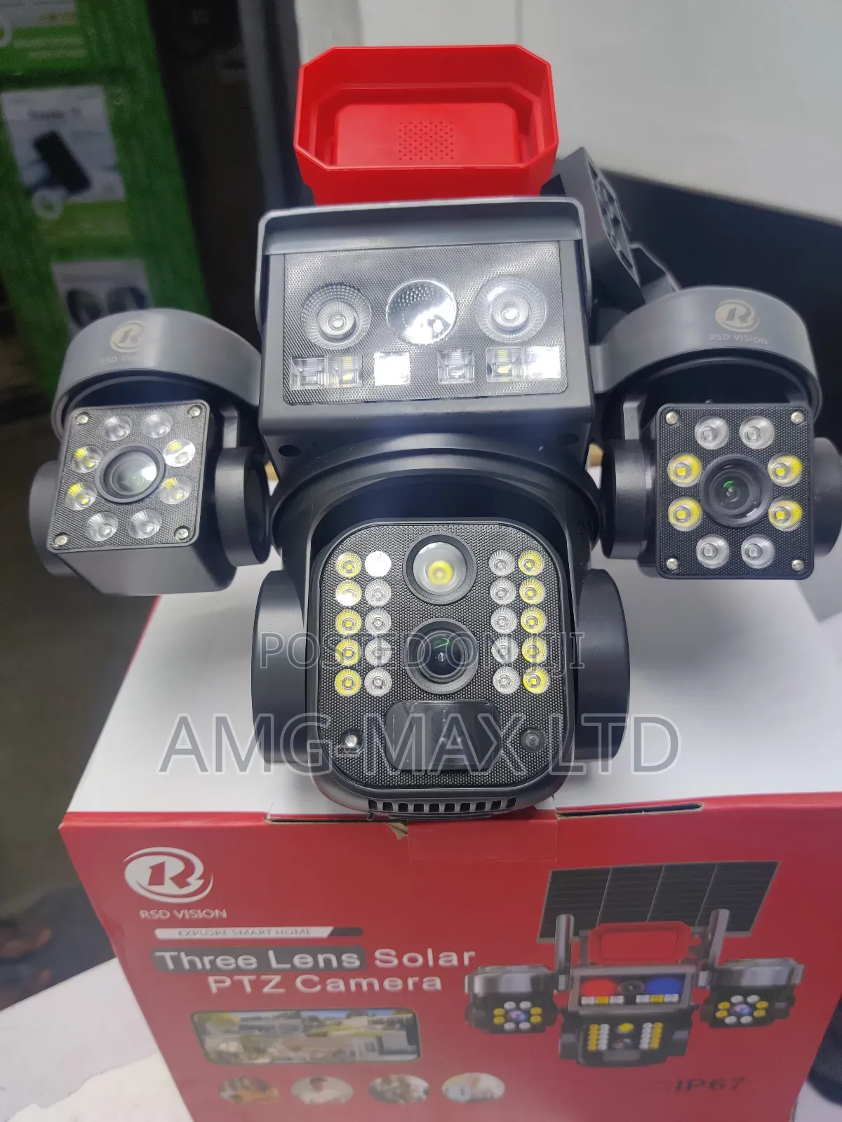 PTZ Three Lens Solar With Alarm