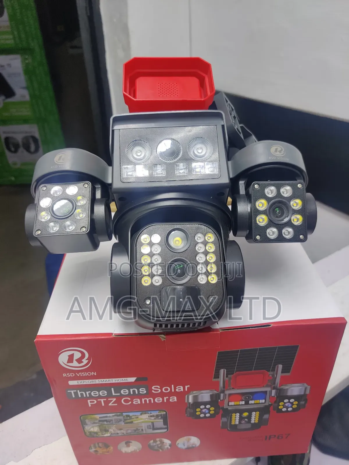 PTZ Three Lens Solar With Alarm