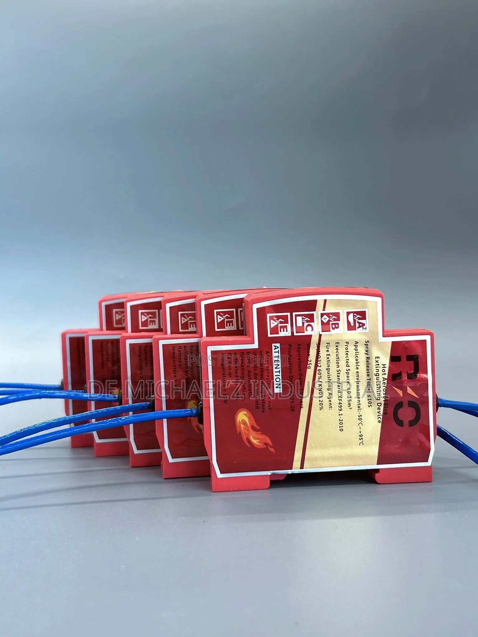 Din Rail Fire Extinguisher