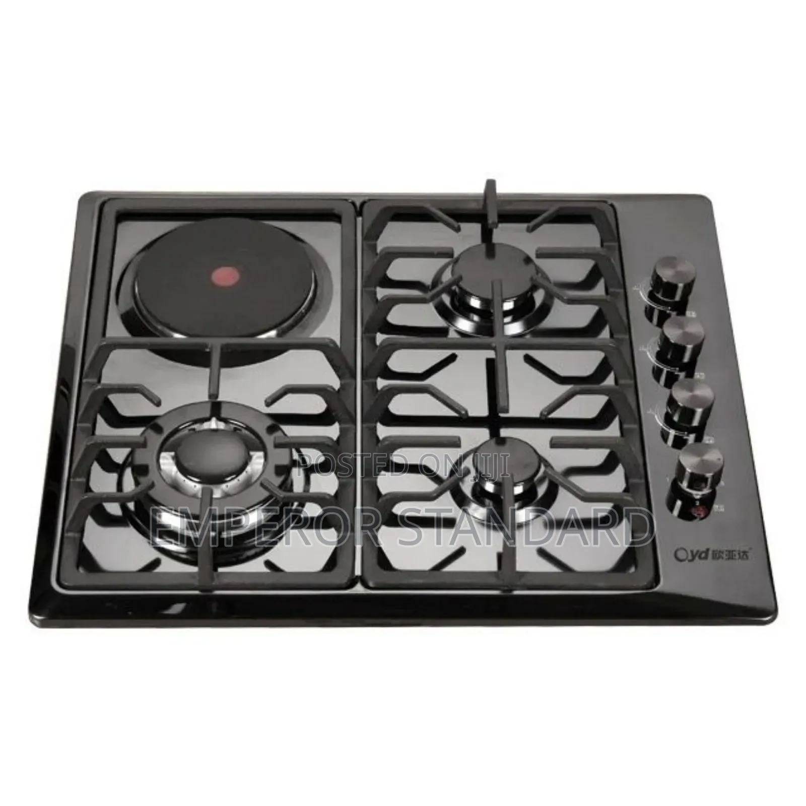 3 Burner +1 Hot Plate Built-in Cooker