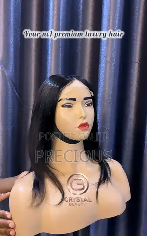 4x4 Bob Wig 14” 100% Human Hair Wig
