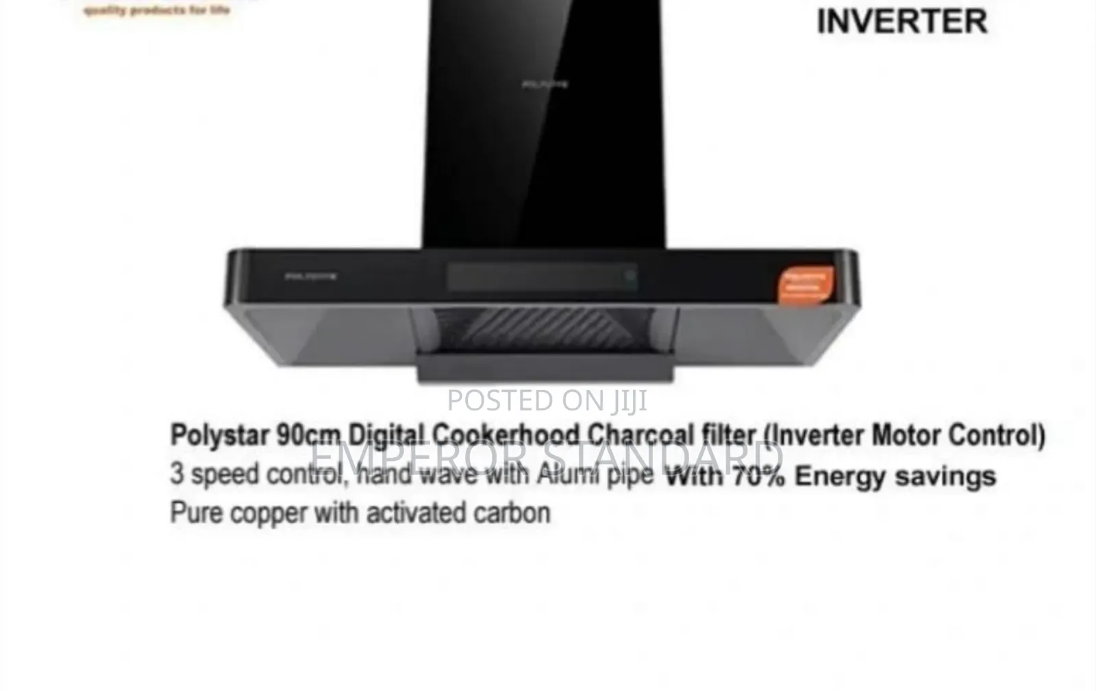 900mm Executive T-shape Energy Saving Rangehood