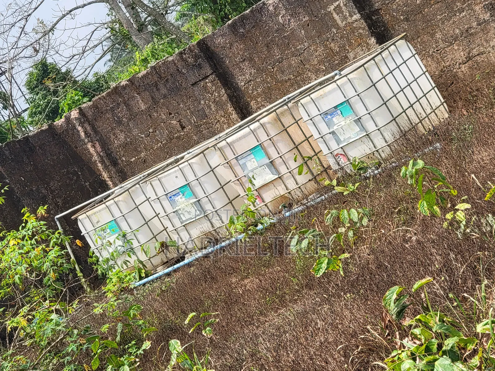 Four Rubber Tanks