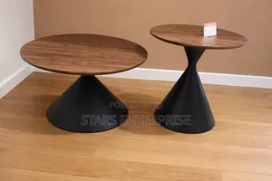 Center Table With Wooden Top