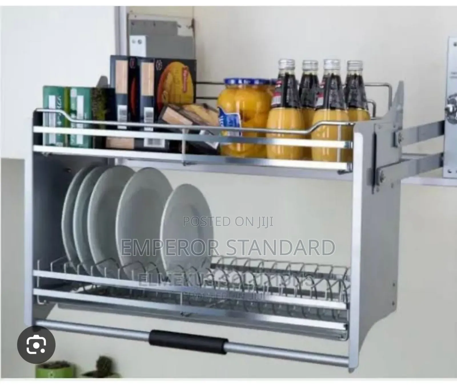 Stainless Pull-down Plate Rack Elevator Basket