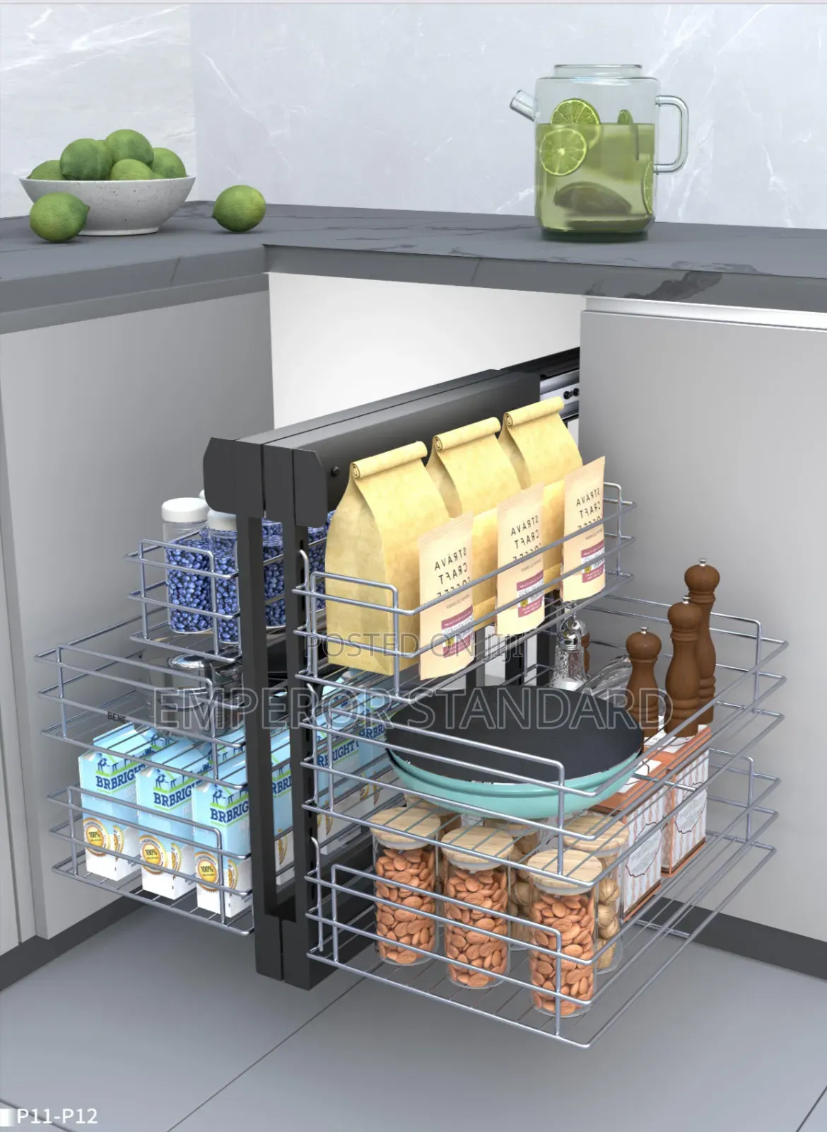 Stainless Sliding Magic Corner