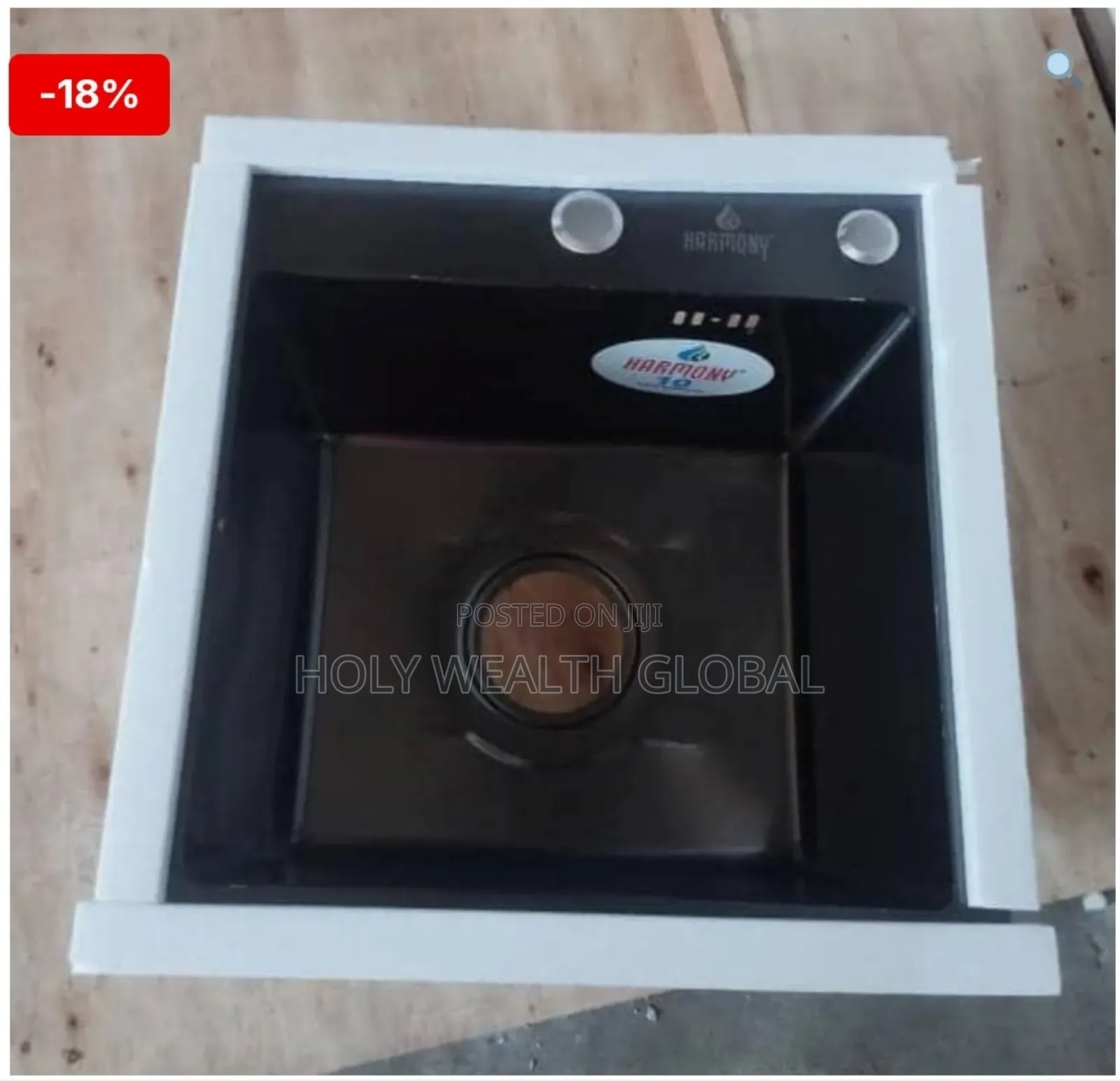Black Thick Guage Kitchen Sink
