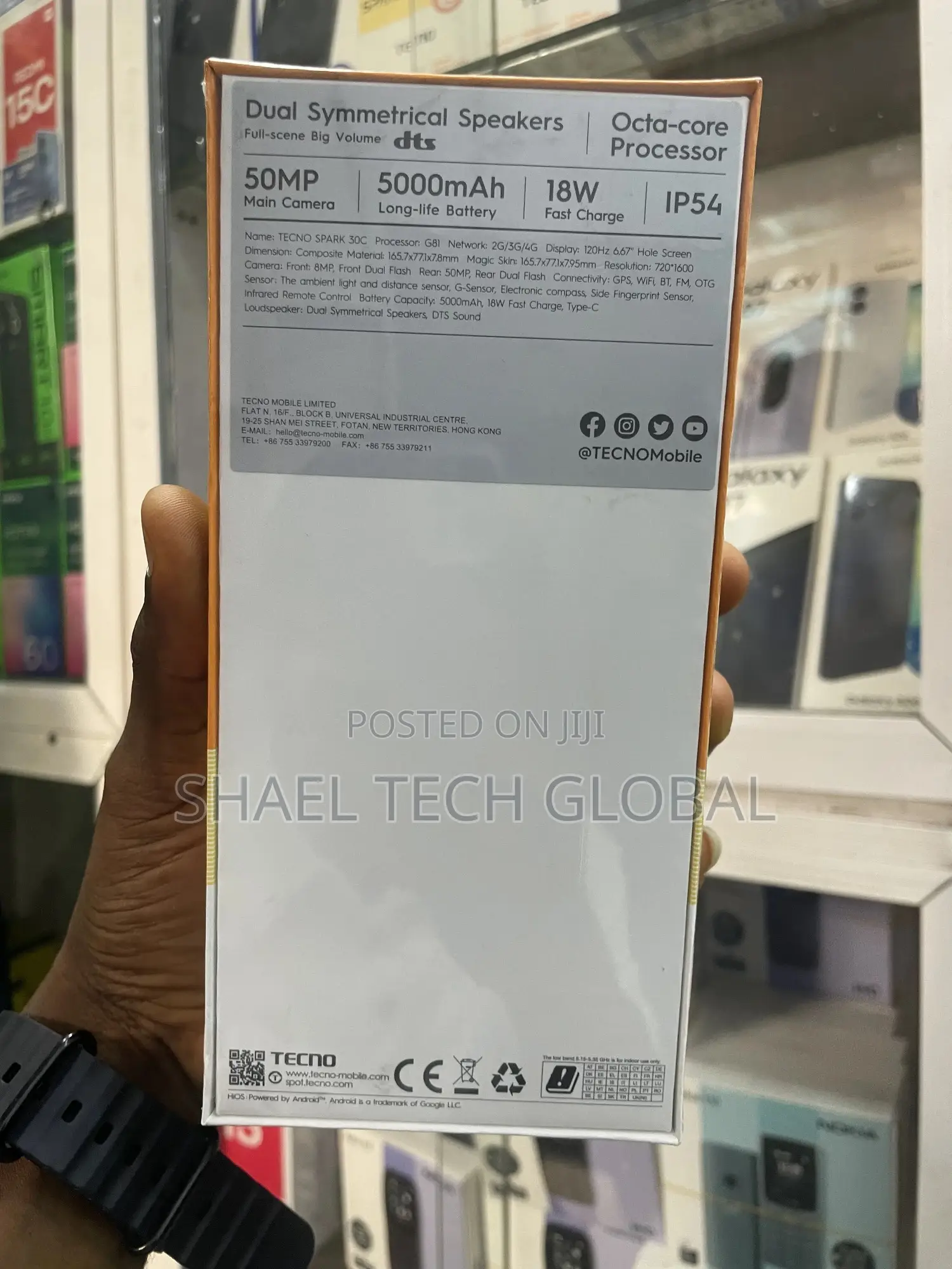New Tecno Spark 30C 128 GB