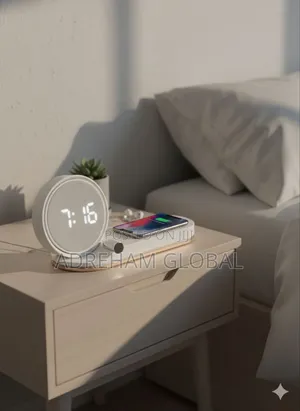 Creative Clock Wireless Charger With Night Light