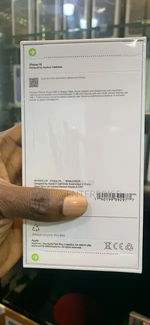 New Apple iPhone 16 256 GB White