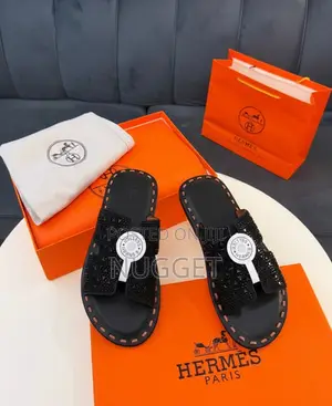 Hermes Luxury Grade Palm Black Leather