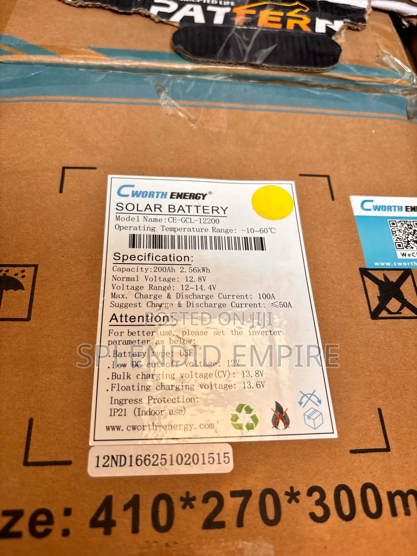 2.5kwh C-Worth Lithium Batteries
