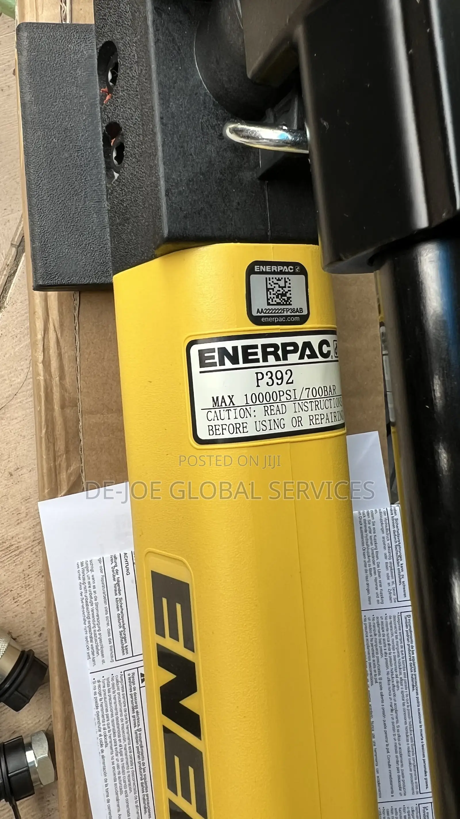 Enerpac Hydraulic Hand Pump P392 10,000psi