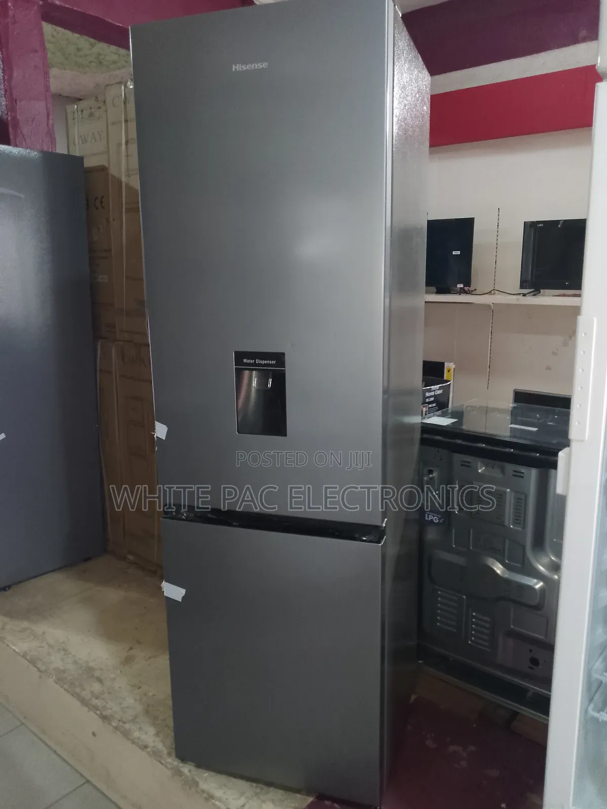 Hisense( Dc35cd )Fridge 264 Litres Bottom Freezer With Water Dispenser