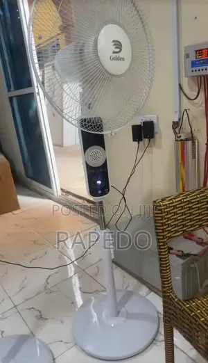Solar Fan With Bluetooth Speaker Mp3 Player, Usb
