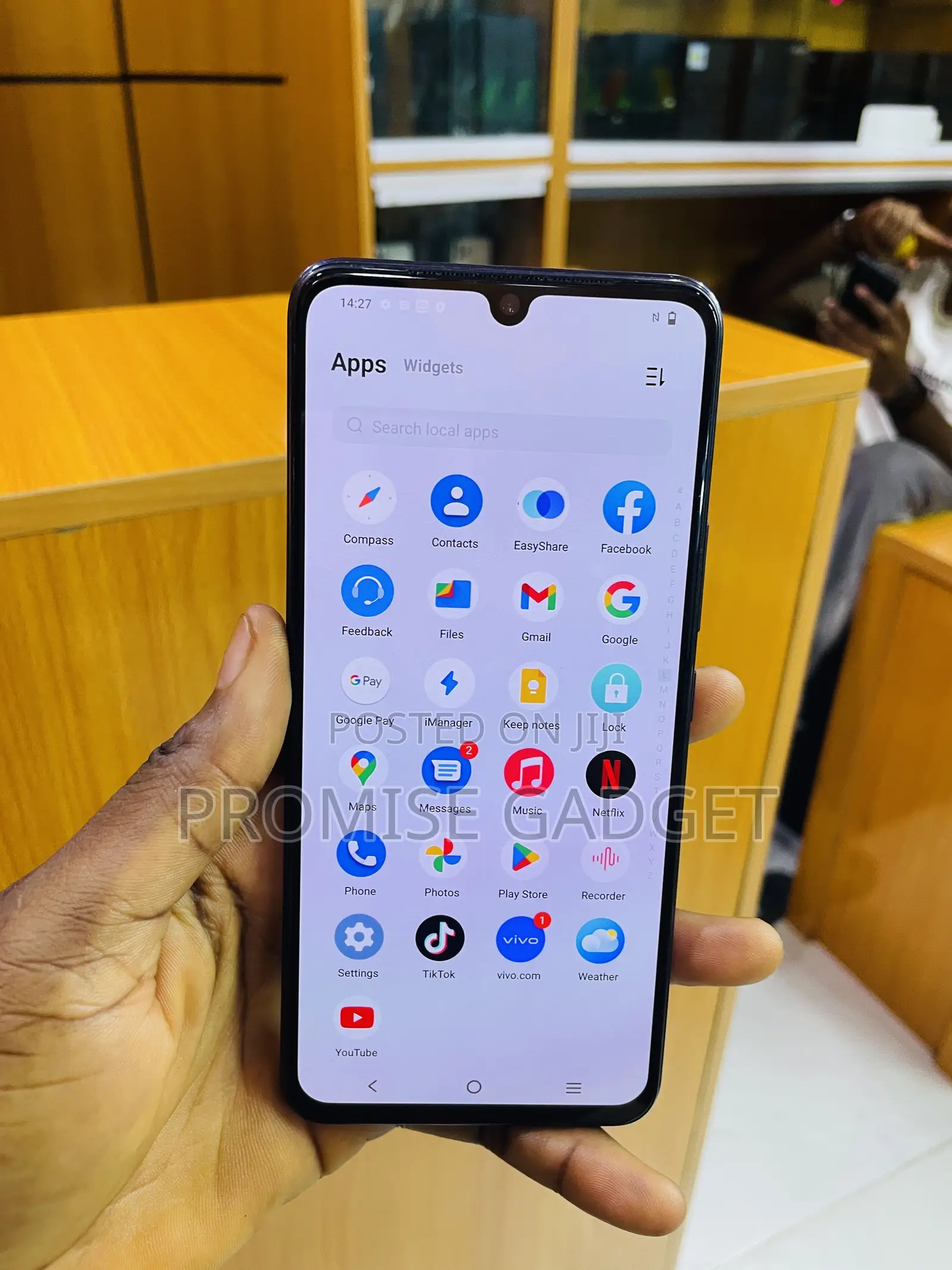 Vivo V21 128 GB Black