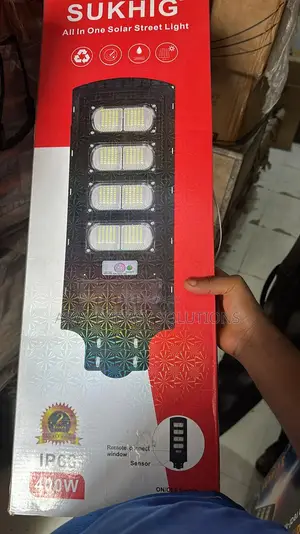 400w Solar Street Light With Motion Sensor 2 Years Warranty