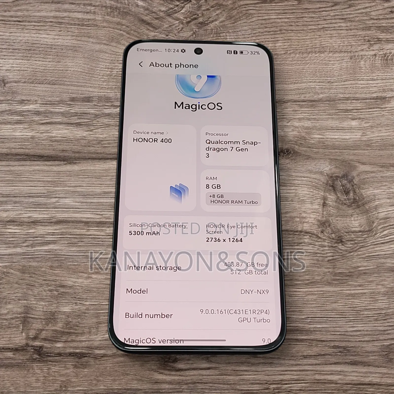 Honor 400 512 GB Black