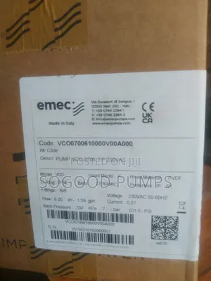 Emec Dosing Chemical Pump Type 6.00 L/H at 10 Bar