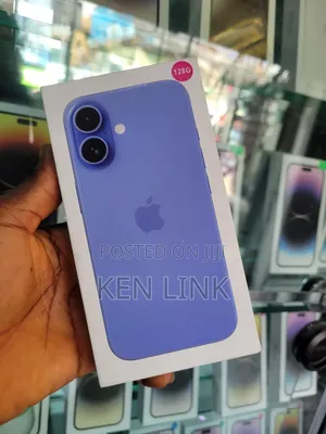 New Apple iPhone 16 128 GB Blue