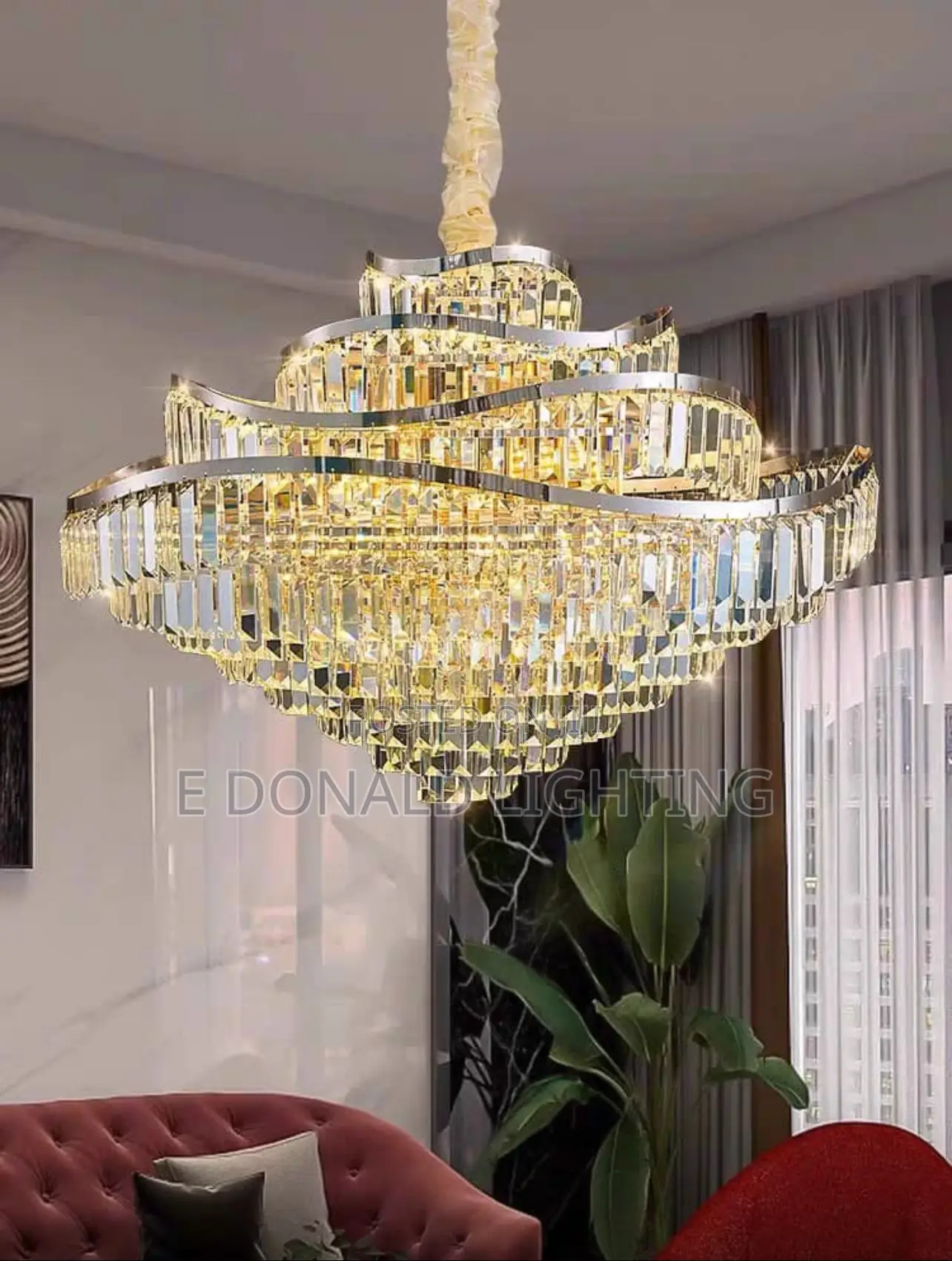 800mm Crystal Chandelier