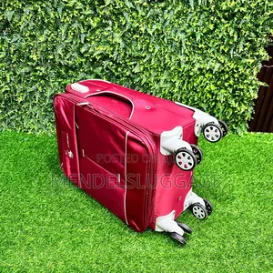 3-in-1 Red Swiss Polo Soft Suitcase Set