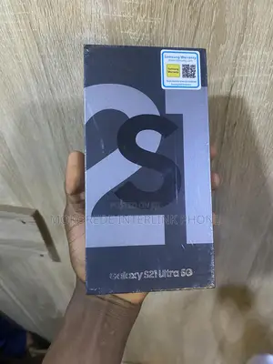 New Samsung Galaxy S21 Ultra 5G 128 GB Black