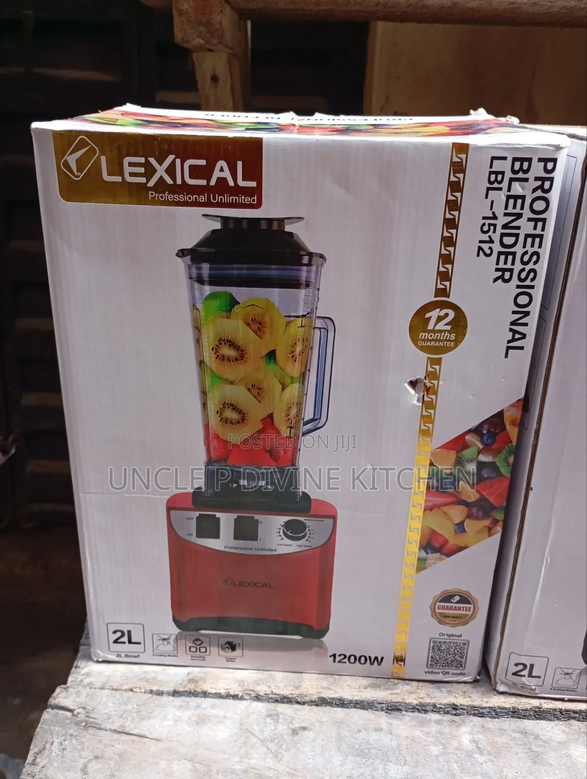Lexical 2l Professional Blender, 1200w Copper Coil.