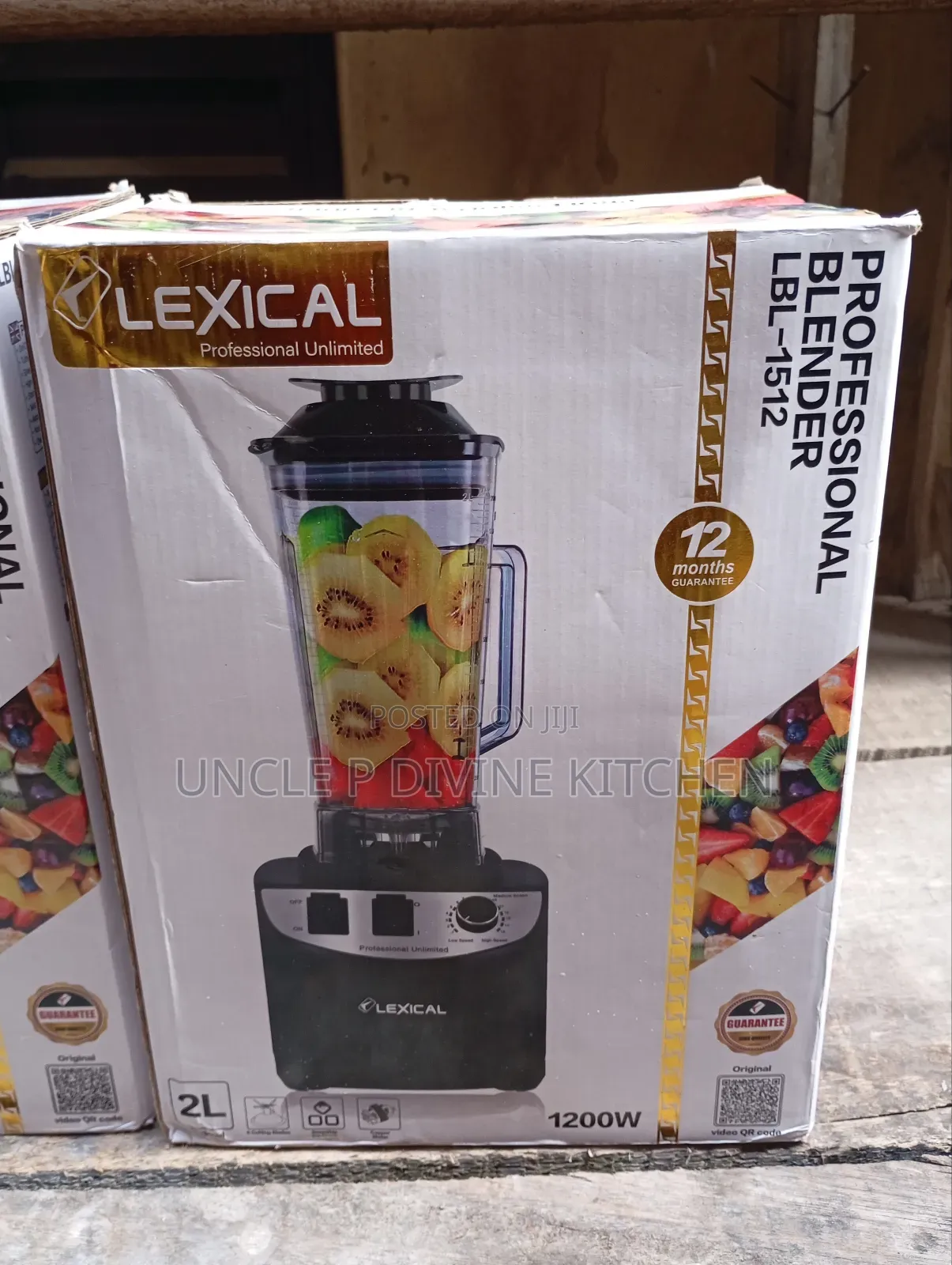 Lexical 2l Professional Blender, 1200w Copper Coil.