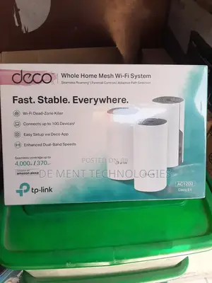 Tp-Link Deco E4 Whole Home Mesh Wi-Fi System