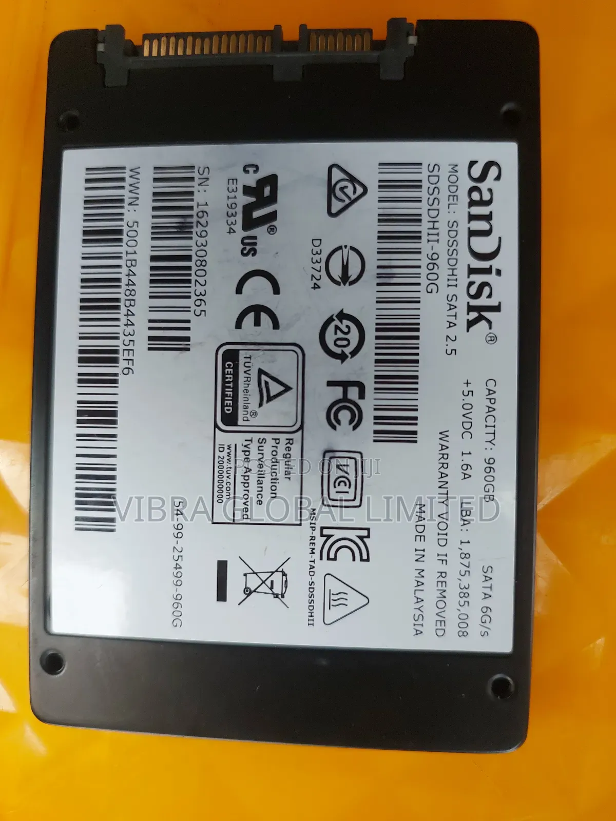 1tb (960gb) Sandisk SSD Sata