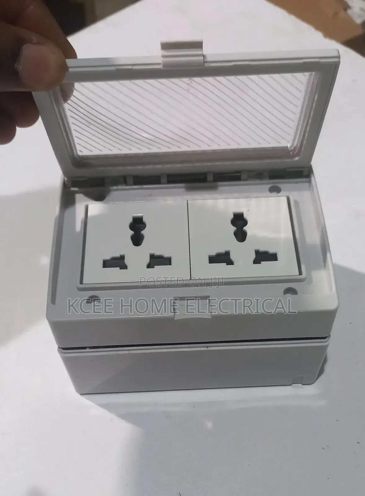 Ip55 Double Weatherproof Socket With Protective Cover – Outdoor Use