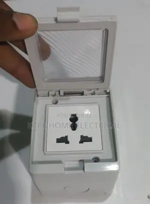 Ip55 Double Weatherproof Socket With Protective Cover – Outdoor Use