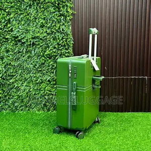 Premium Green Hard-Shell Travel Luggage Set