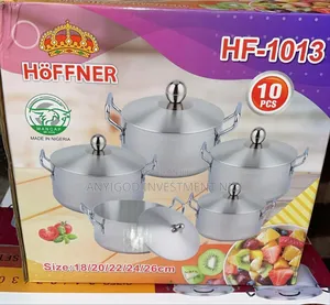 10 Sets of Hoffner Alunmiun Pots 18,20,22,24,28cm