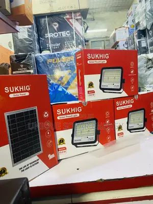 150w Sukhig Solar Flood Light With Panel