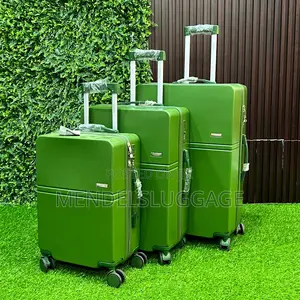 Stylish 4-in-1 Green Travel Suitcase Set With Wheels