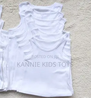 Boys /Girls White Singlet