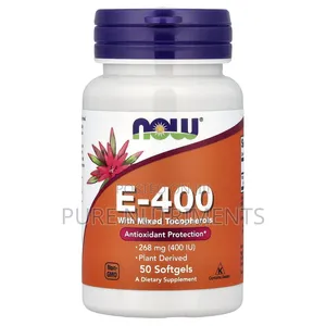 Now E-400 Vitamin E 400iu 50 Softgels