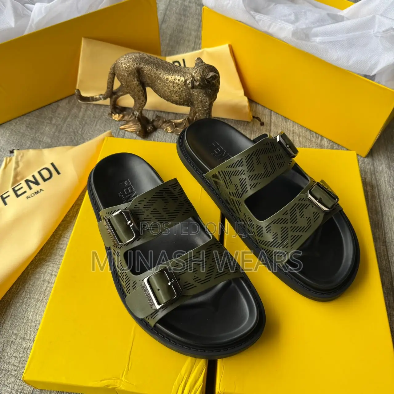 Fendi Leather Slipers 40-46 Available