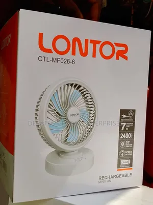 Long Lasting Rechargeable Fan