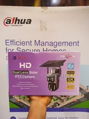 Dual Lens Ubox Solar Camera