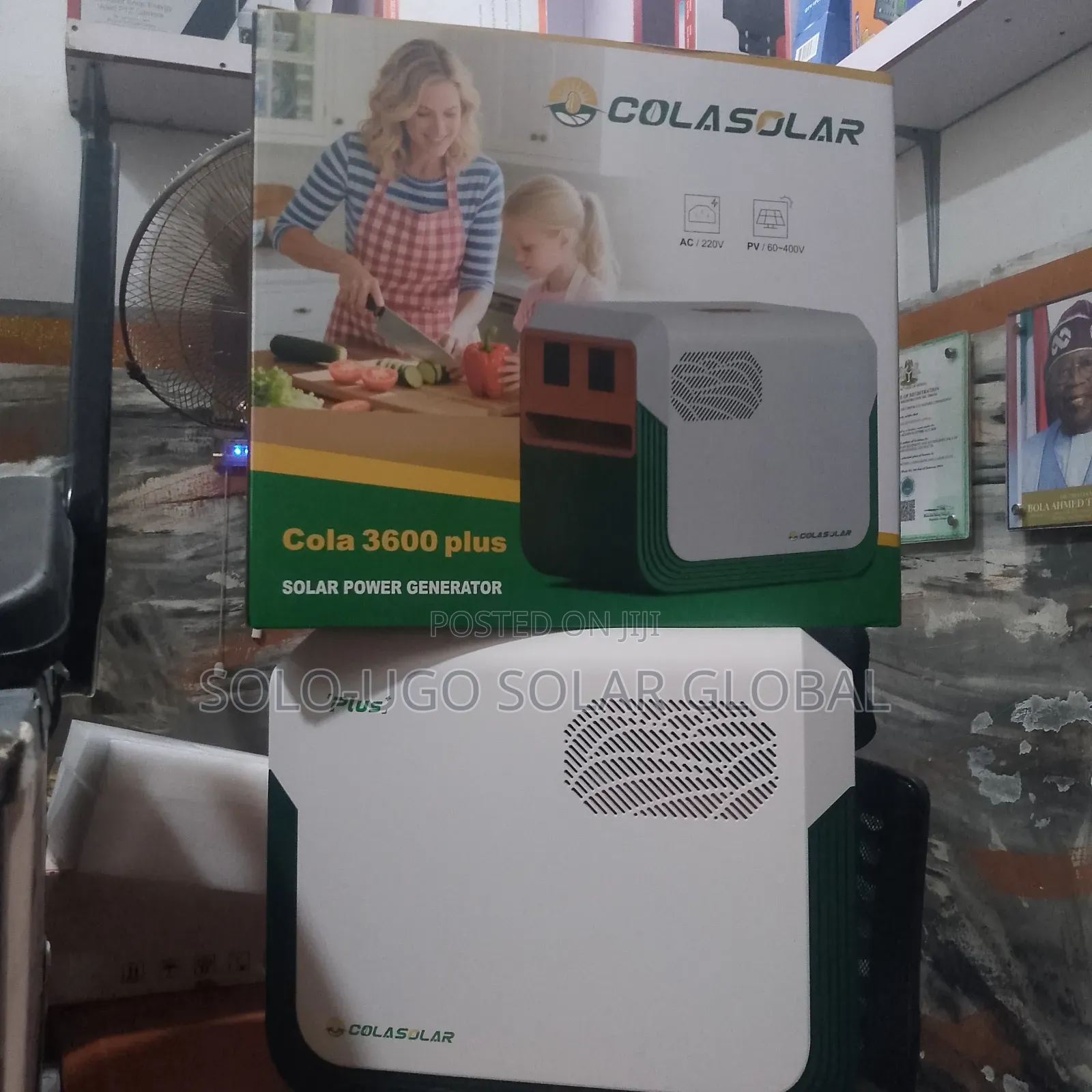 3600 Plus Solar Power Generator