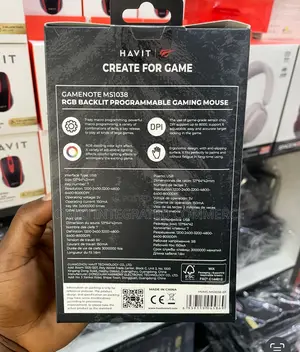 Gamenote Ms1038 Programming Gaming Mouse