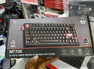 Onikuma Mt706 81-Keys Three Modes Mechanical Keyboard With Knob