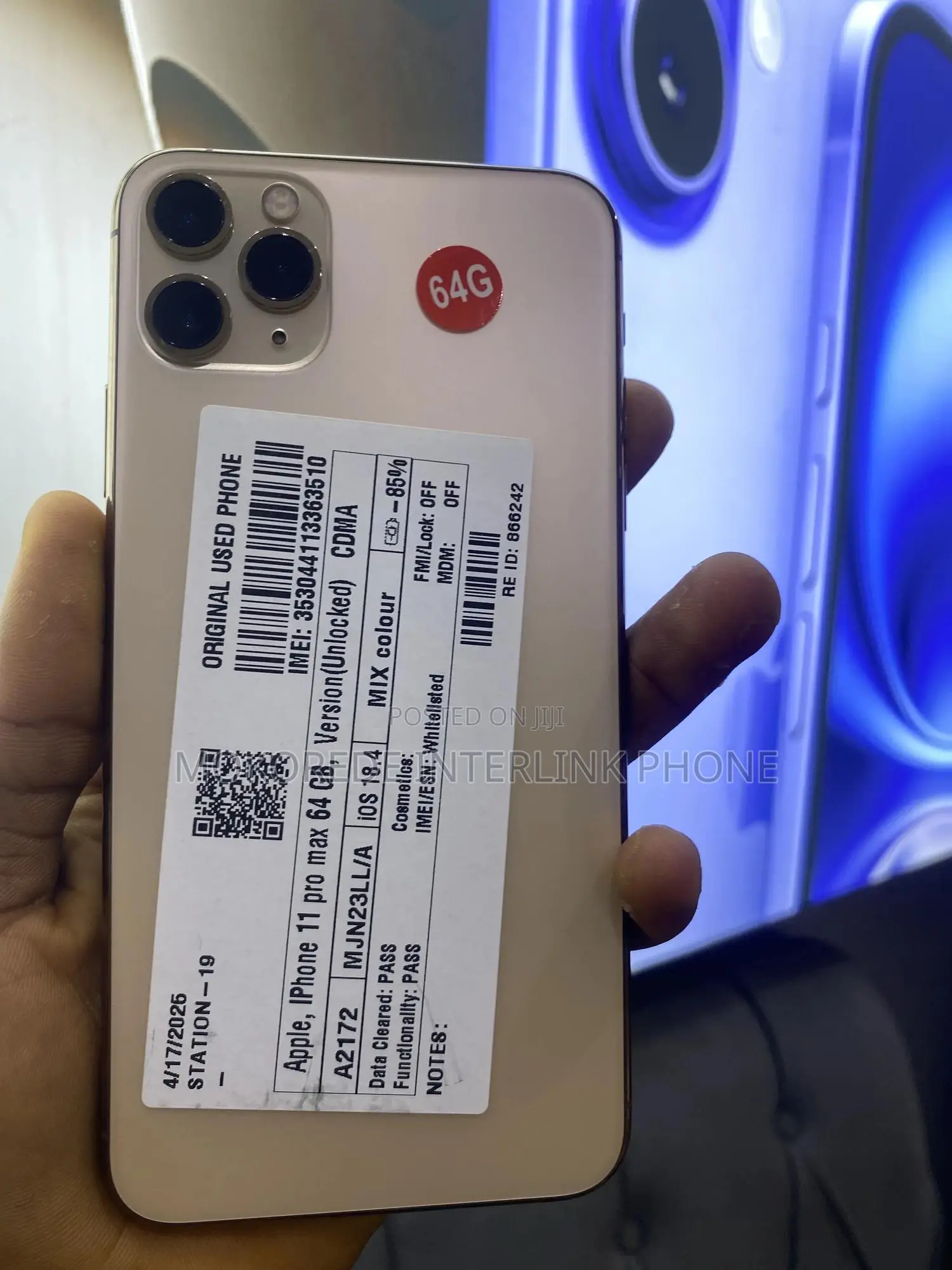 Apple iPhone 11 Pro Max 64 GB Gold