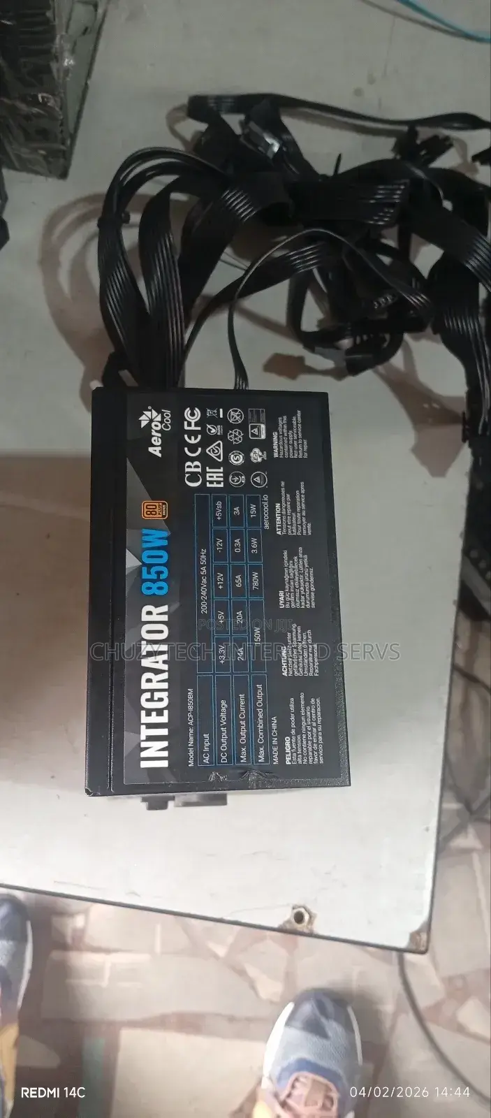 Aerocool 850wttz Power Supply Unit